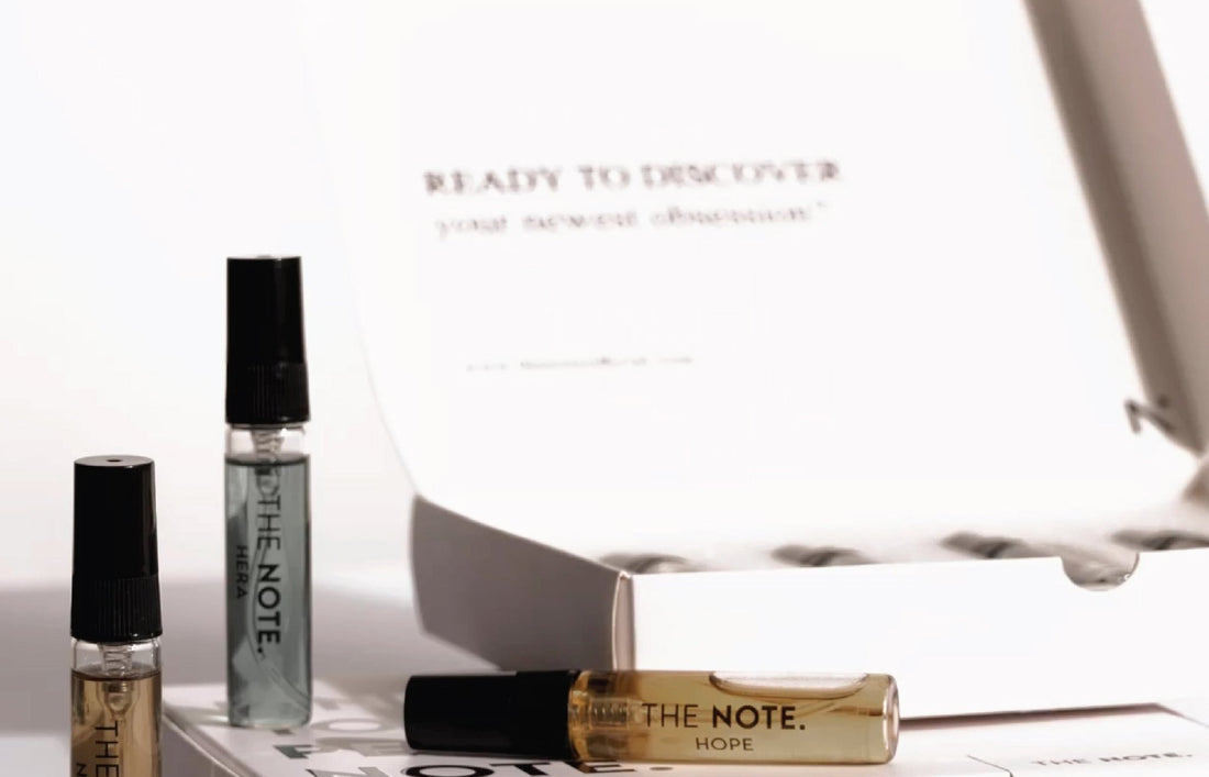 The Note’s DISCOVERY BOX - Luxury Perfume Discovery Set in Pakistan with 4 Premium Perfume Samples for Men & Women