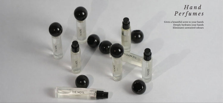 Collection of hand perfumes by the note_best perfume in pakistan