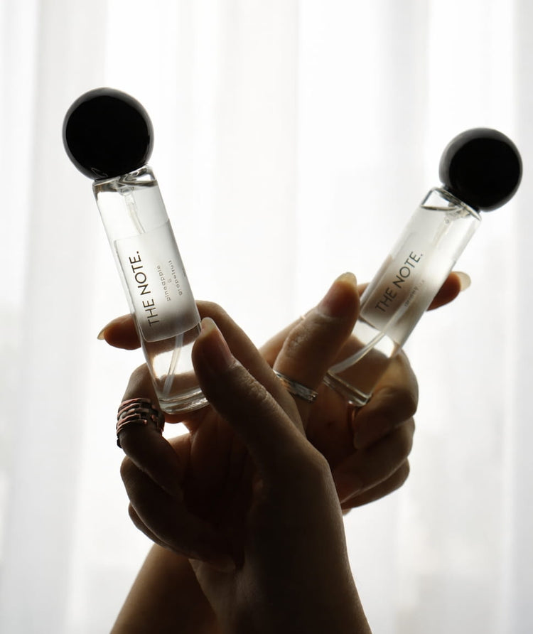 luxury hand perfume collection by the note, best brand in pakistan